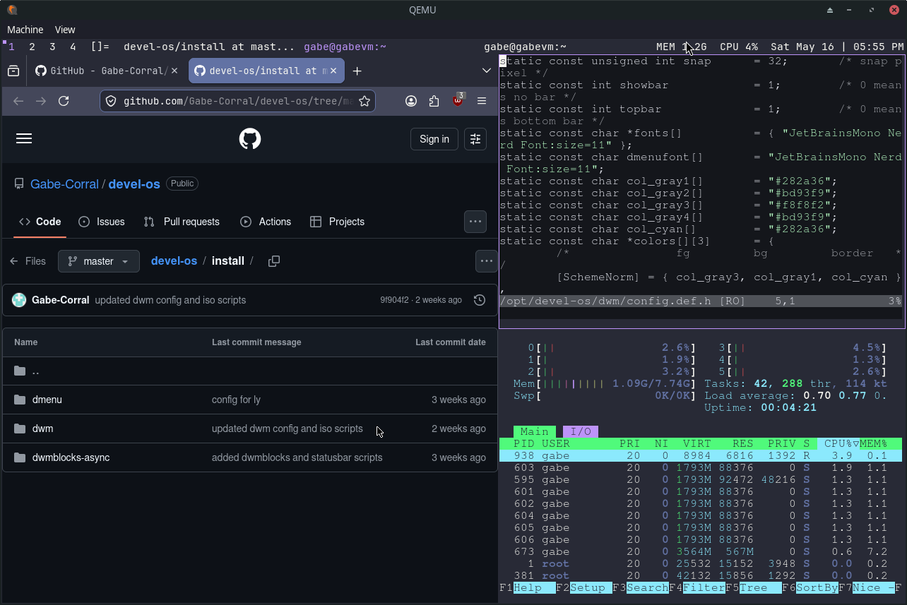 DevelOS preview